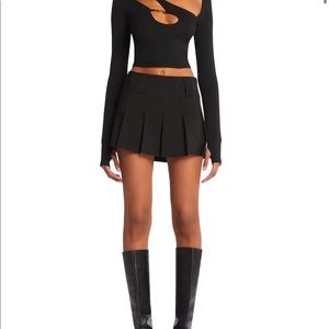 LAST DROP - IAMGIA CARMEL SKIRT BLACK XL